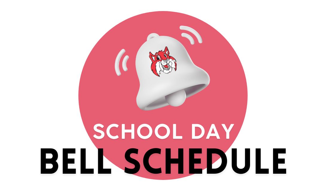 bell schedule with a TEK logo on the bell